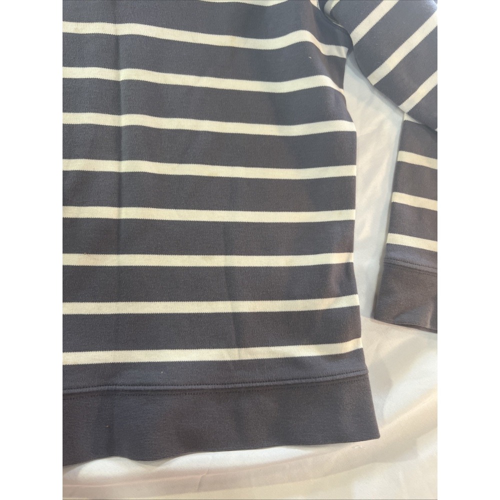 Vineyard‎ Vines Nautical Medium 12-14 Gray 1/4 zip pullover top Sweater warm 475 - Picture 6 of 12